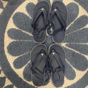 Kids Crocs flip flop sandals- two pairs